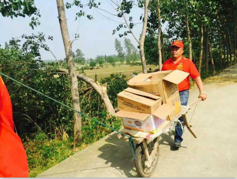 通州歐派地板情系阜寧群眾